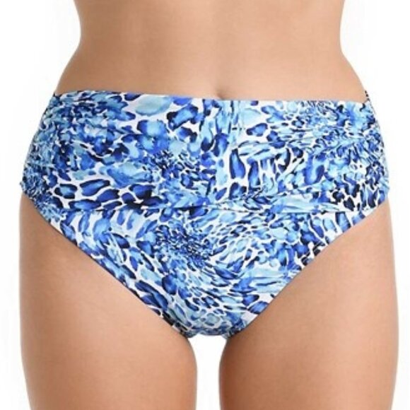 La Blanca Aquatic Nature Shirred Band Hipster Bikini Bottom - Picture 1 of 8